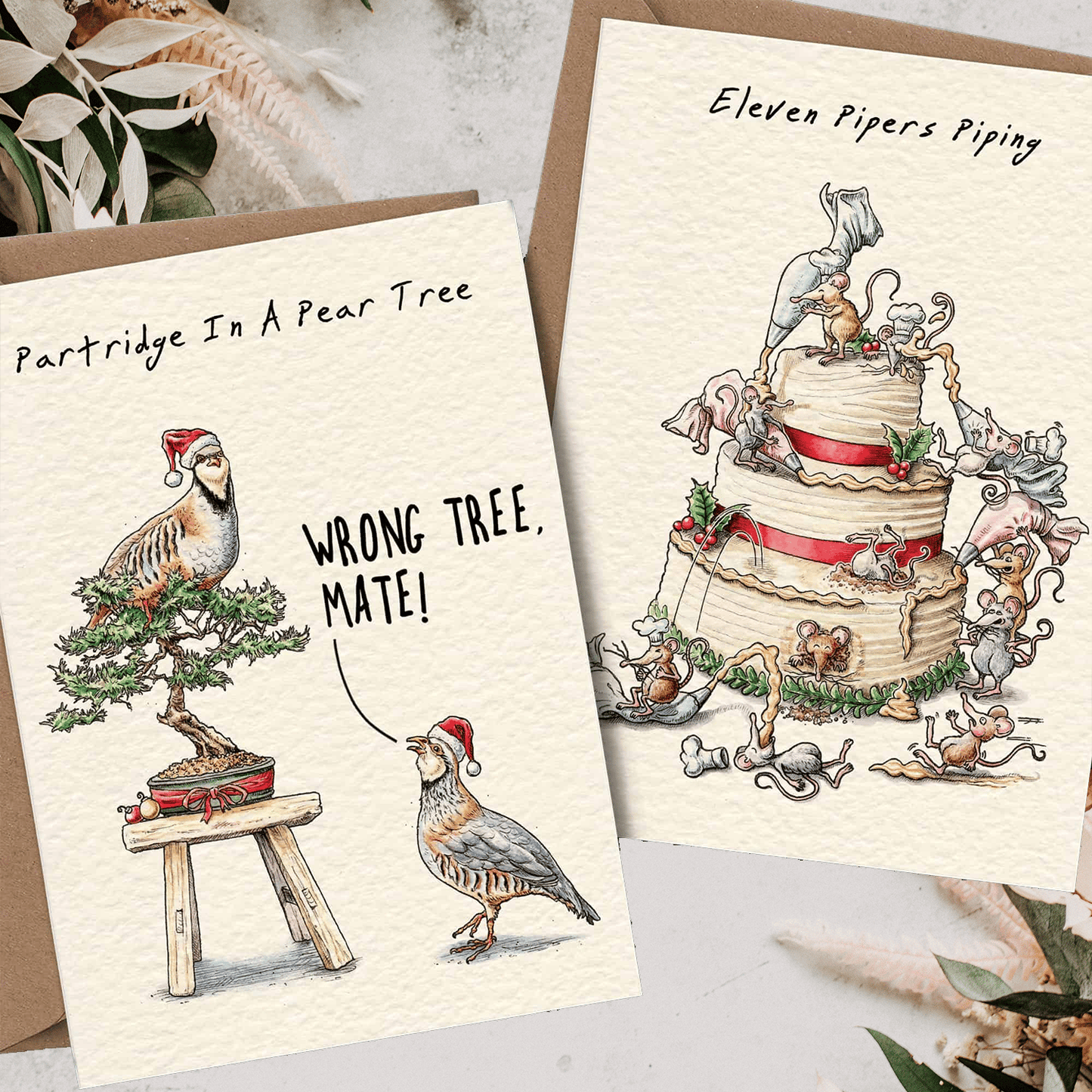 Twelve Days Of Christmas Card Set🎄